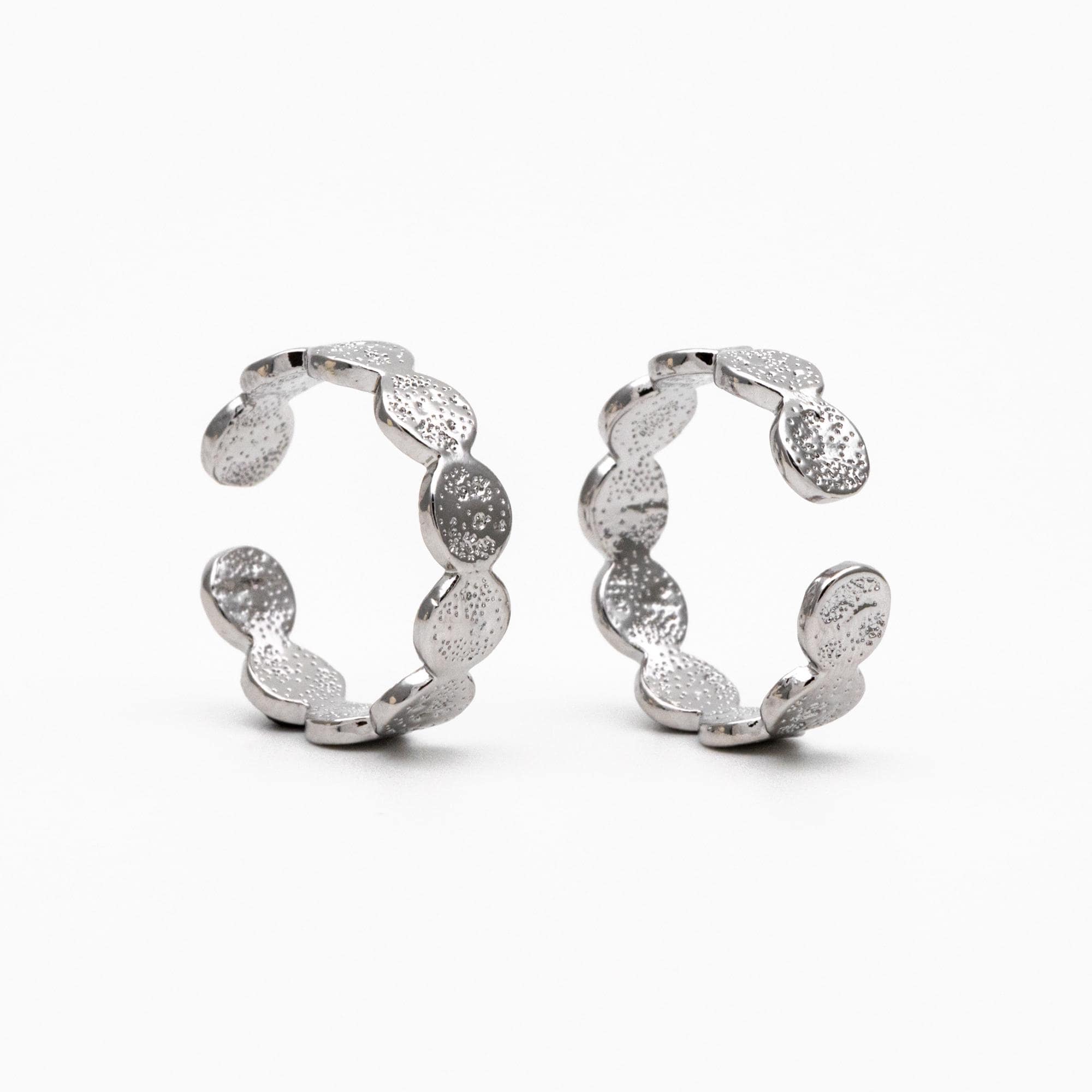 4pcs Gold/ Silver Hammered beaded Finger Ring, Everyday Ring, Modern Style Ring, Fashion Rings, Dainty Rings (#JZ-030-A)